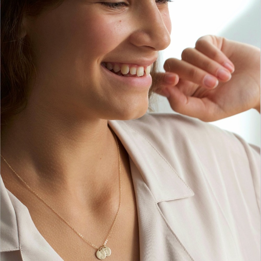 “I Love You” Sign Language ASL Minimalist Necklace - Picture 7 of 16